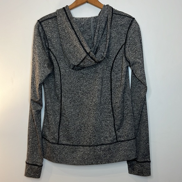 JGX performance active jacket long sleeve grey hoodie size medium - Picture 3 of 3